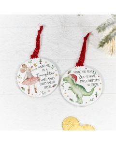 KIDS BAUBLE HANGER 2 ASSTD CERAMIC