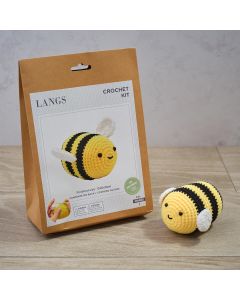 DIY CROCHET BEE COMPLETE KIT IN KRAFT BAG