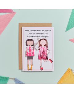 EVERYDAY SMILES FRIENDS WHO SIP TOGETHER STAY TOGETHER CARD