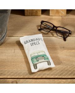 GRANDADS SPECS LANDY DOUBLE SIDED POLYESTER GLASSES CASE