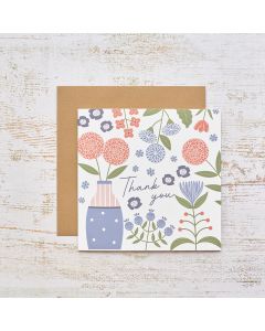 FLOURISH & FOLIAGE THANK YOU FLORAL CARD