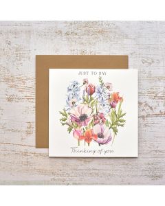 FLORAL SERENADE THINKING OF YOU CARD