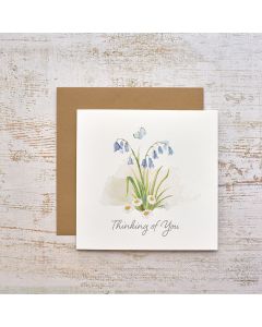 MEADOW FIELDS THINKING OF YOU BLUEBELL CARD