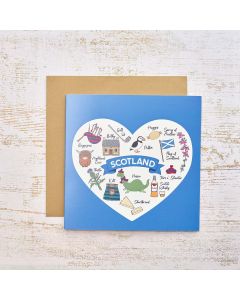 SCOTLAND SOUVENIR CARD