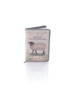SHEEP BLACK FACE BAA-RILLIANT IDEAS LINEN COVERED NOTEBOOK PLAIN PAPER
