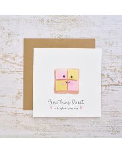 TINY WORLD SOMETHING SWEET BATTENBERG CARD