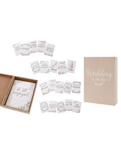 WEDDING CARD 20/9DS342 PINK FLORAL FOLIAGE & BLACK QUOTE **+++