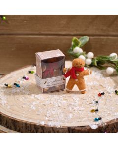 CHRISTMAS TINY WORLD FABRIC GINGERBREAD BOXED KEEPSAKE