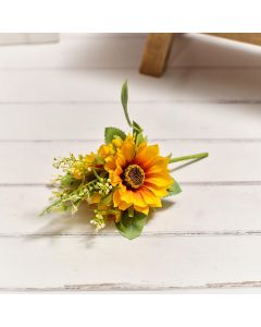 FAUX YELLOW SUNFLOWERS SPRAY