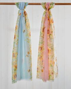 SUNFLOWER BEE REPEAT PATTERN SCARF 2 ASSTD SS25