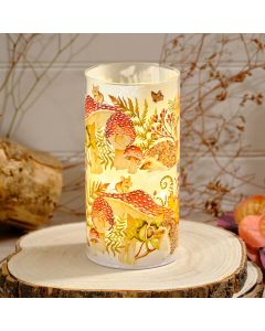 TOADSTOOL TALES WITH WOODLAND ANIMALS GLASS LED