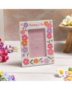 BRIGHT AND BEAUTIFUL CERAMIC MUMMY AND ME PHOTO FRAME