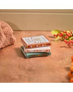 COSY CHAPTER BOOK SHAPED STONEWARE COASTER 3 ASSTD