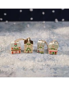 CHRISTMAS MARKET RESIN 4 ASSTD SHOP HANGERS