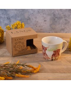 HIGHLAND COW STONEWARE MUG WITH GIFT BOX **