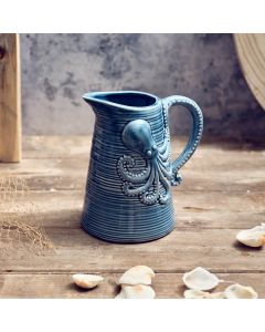 LOBSTER LOVE EMBOSSED OCTOPUS CERAMIC DECORATIVE JUG