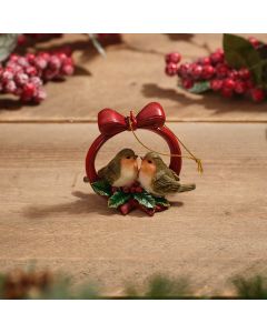 ROBIN RESIN CIRCLE BOW HANGER