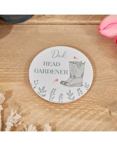 DAD HEAD GARDENER COASTER **SINGLE COASTER**++