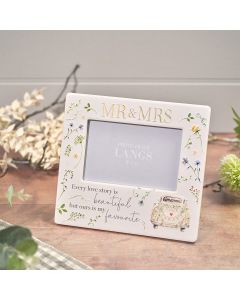 WEDDING EVERY LOVE STORY IS BEAUTIFUL PHOTO FRAME WITH 3D ELEMENTS