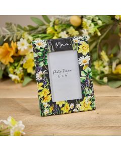 WELSH MAM MIXED FLORAL SLATE FRAME