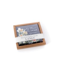WELSH DAFFODIL MAM SLATE COASTER WITH GIFT BOX **
