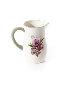 WELSH FLORAL SERENADE MIXED FLOWERS BLODAU DECORATIVE CERAMIC JUG