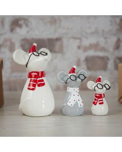 MOUSE ORNAMENT S/3+++