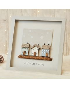 HOUSE 3D XMAS FRAMED