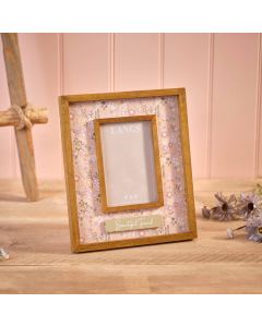 DITSY FLORAL BEAUTIFUL FRIEND 3D WOOD PHOTO FRAME