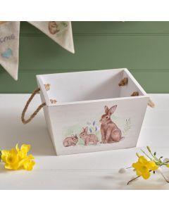 MEADOW FIELDS WOODEN TIDY CRATE